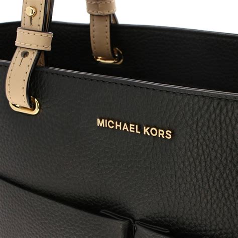 black logo michael kors bag|Michael Kors logo print handbags.